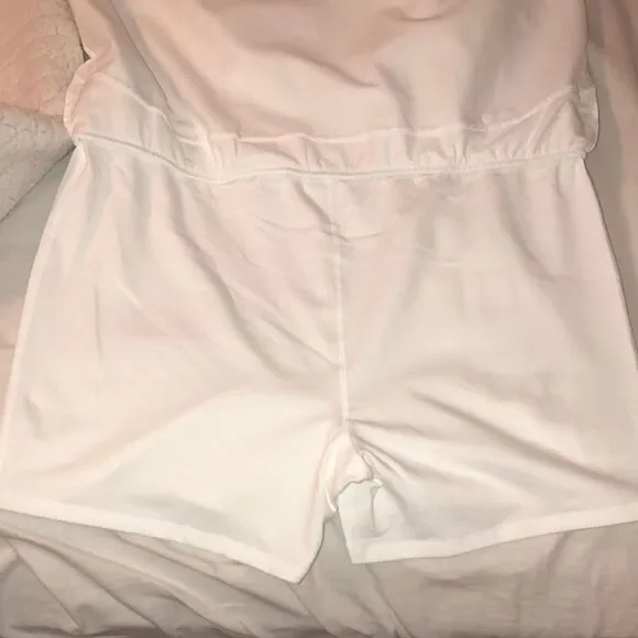 Talbots XL Everyday Stretch Skort Bright White Cotton Blend